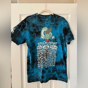 Day N Night 2017 Festival Tie Dye Tee Lineup Merch